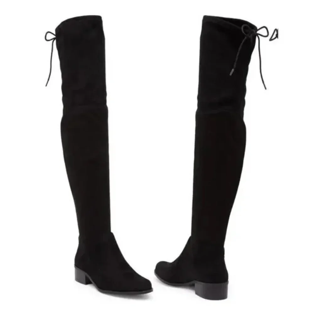 EUC‎ Charles by Charles David Gammon Over The Knee Boots Black Women Size 7.5